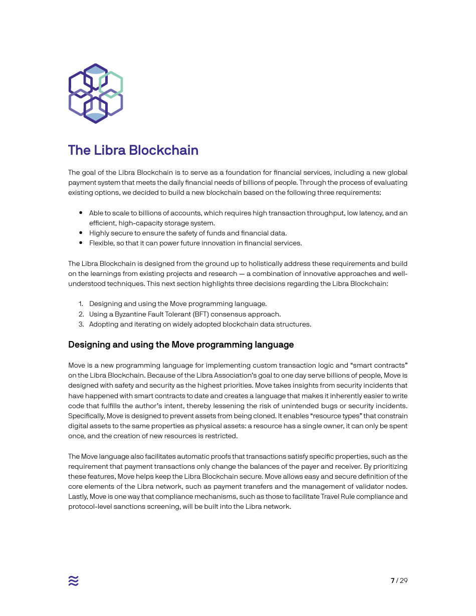 Cover Letter - White Paper From the Libra Association Members, Page 7