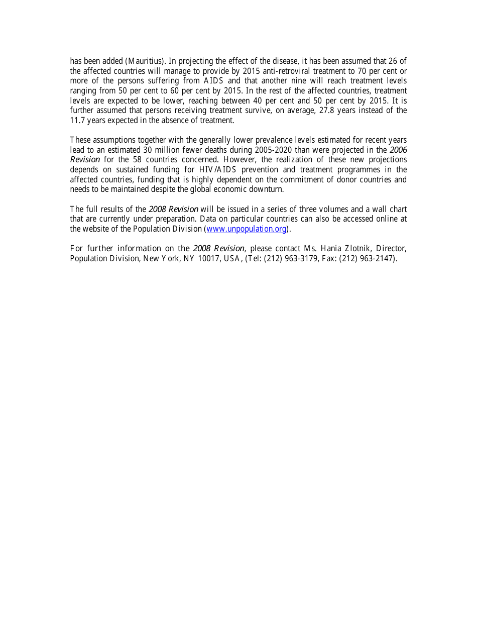 World Population to Exceed 9 Billion by 2050: Developing Countries to Add 2.3 Billion Inhabitants With 1.1 Billion Aged Over 60 and 1.2 Billion of Working Age - Press Release, Page 3