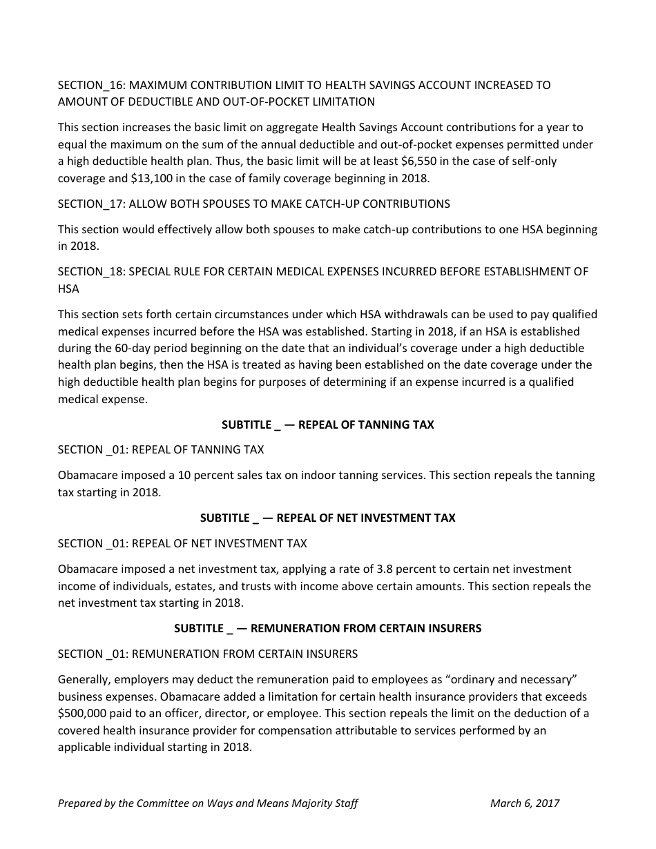 Repeal and Replace of Health-Related Tax Policy, Page 4