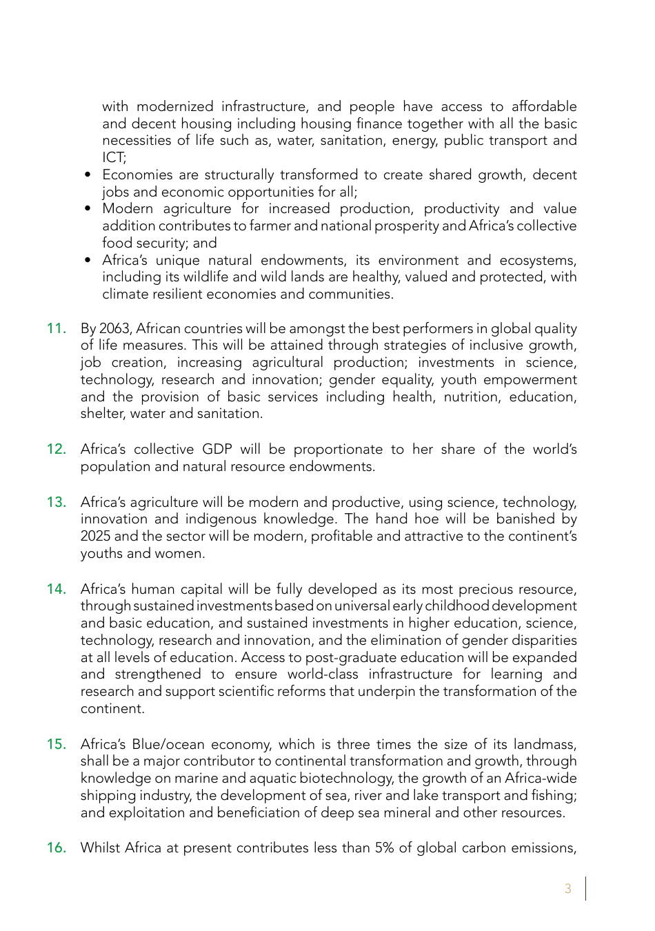 Agenda 2063: the Africa We Want, Page 5