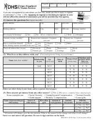 Form DHS0852 Interim Change Report for Supplemental Nutrition Assistance Program (Snap) - Oregon, Page 3