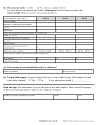 Form DHS0852 Interim Change Report for Supplemental Nutrition Assistance Program (Snap) - Oregon, Page 4