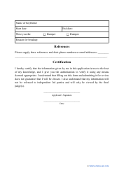 Girlfriend Application Form, Page 4