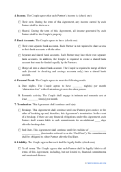 Relationship Contract Template, Page 2