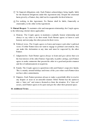 Relationship Contract Template, Page 3
