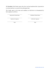Relationship Contract Template, Page 4