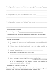 Application for Permission to Date My Daughter, Page 2