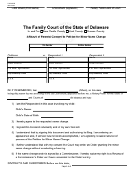 Form 492 Petition for Minor Name Change - Delaware, Page 3