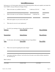 Form B Name Change for Couple - Hawaii, Page 13