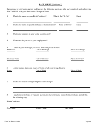 Form B Name Change for Couple - Hawaii, Page 14