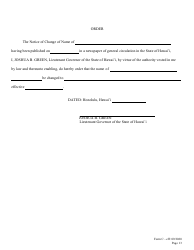 Form C Name Change of Minor by Both Parents or Legal Guardian - Hawaii, Page 14