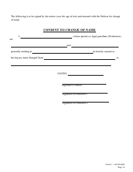 Form C Name Change of Minor by Both Parents or Legal Guardian - Hawaii, Page 15