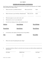 Form D Name Change for Family - Hawaii, Page 17