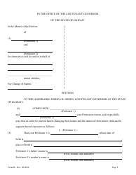 Form D Name Change for Family - Hawaii, Page 8