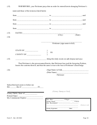 Form F Name Change of Parent and Minor Children With the Notarized Consent of the Other Parent - Hawaii, Page 10