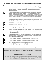 Form F Name Change of Parent and Minor Children With the Notarized Consent of the Other Parent - Hawaii, Page 6