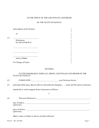 Form F Name Change of Parent and Minor Children With the Notarized Consent of the Other Parent - Hawaii, Page 7