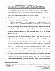 Minor Child Name Change With Consent of Other Parent - Indiana, Page 17