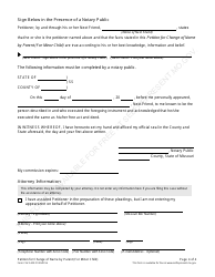 Form CAFC402 Petition for Change of Name by Parent (For Minor Child) - Missouri, Page 4