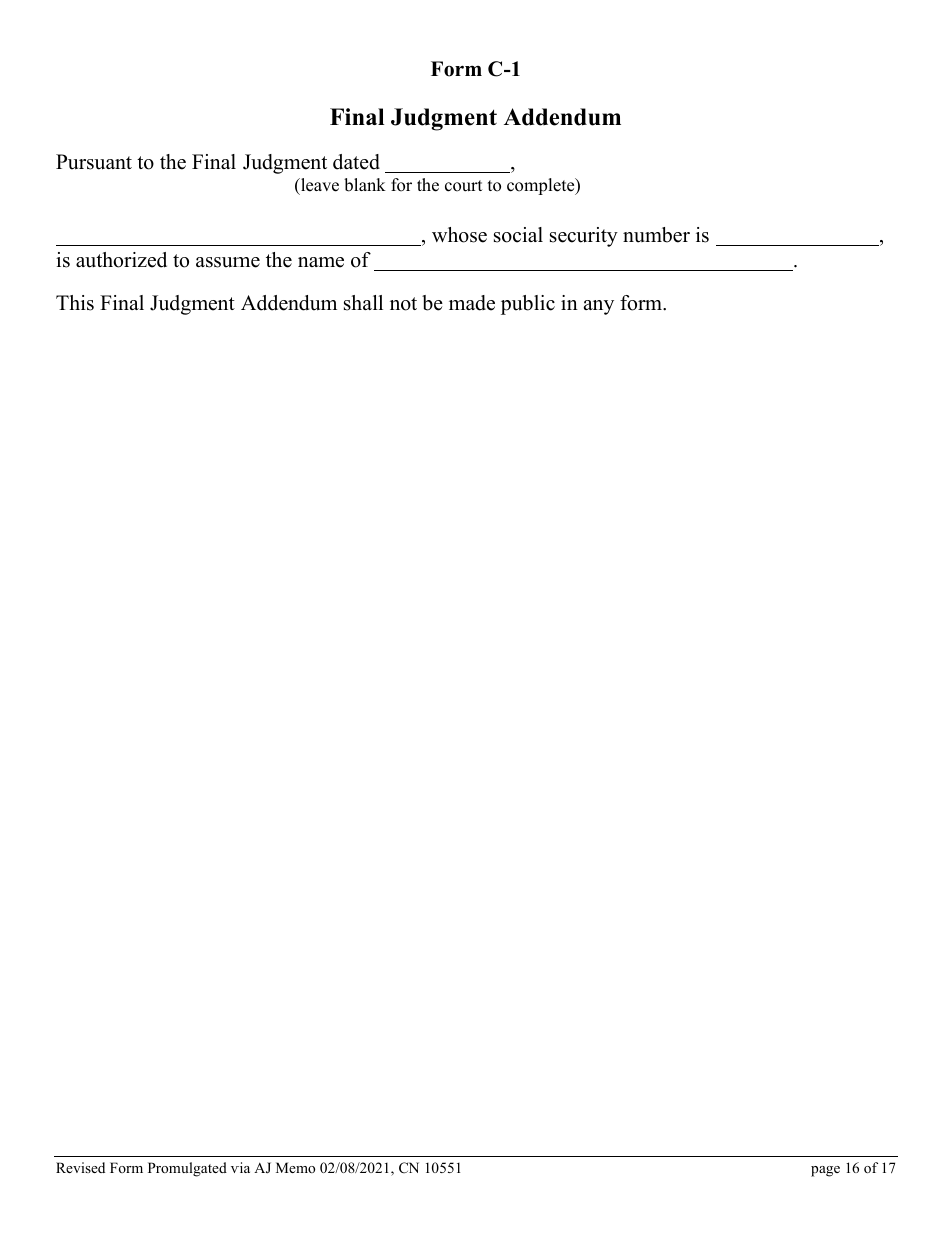 Form CN10551 Name Change Form - Adult - New Jersey, Page 16