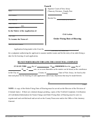 Form CN10552 Name Change Form - Family - New Jersey, Page 12