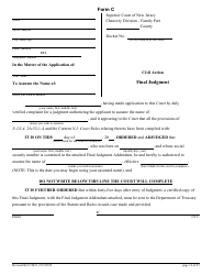 Form CN10552 Name Change Form - Family - New Jersey, Page 13