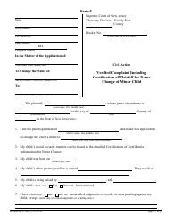 Form CN10552 Name Change Form - Family - New Jersey, Page 17