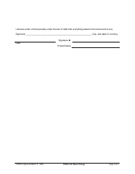 Form 1700FAJ Petition for Name Change - Adults - Utah, Page 3