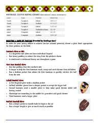 Baseball &amp; Softball Glove Size Chart - Presents, Page 2