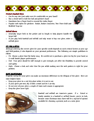 Baseball &amp; Softball Glove Size Chart - Presents, Page 3