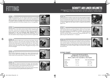 Football Helmet Size Chart - Schutt Sports, Page 2