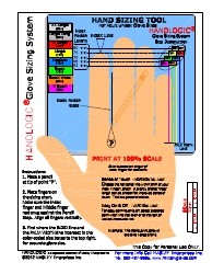Document preview: Glove Size Chart - Handlogic