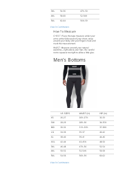 Sportswear Size Chart - Under Armour - Big Pictures, Page 2