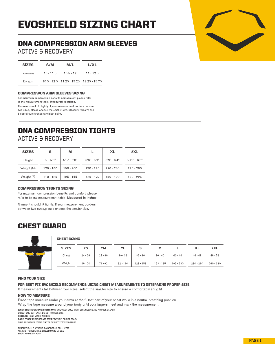 protective-gear-size-chart-evoshield-download-printable-pdf