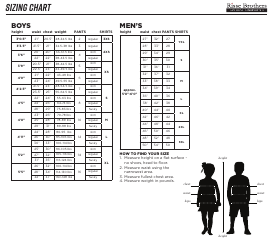 School Uniform Sizing Chart - Risse Brothers, Page 4
