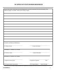 Attachment A EEO Informal Complaint Intake Form - North Carolina, Page 2