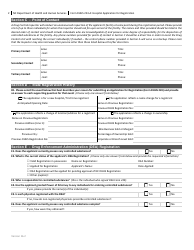 Form DHHS224-A Hospital Application for Registration - North Carolina, Page 2