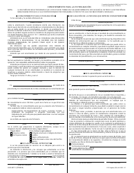 Formulario HHS-687-1 Consentimiento Para La Esterilizacion (Spanish)