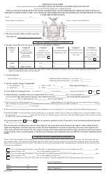Form RTP-8 Renewal Lease Form - New York