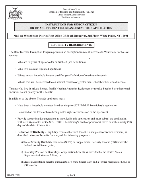 Form RTP-13A  Printable Pdf