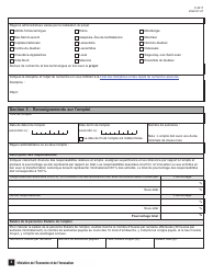Forme F-0017 Partie 2 Demande D&#039;aide Financiere - Programme Novascience - Quebec, Canada (French), Page 3