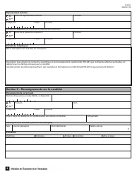 Forme F-0041 Demande De Certificat De Chercheur - Conge Fiscal Pour Chercheurs Etrangers - Quebec, Canada (French), Page 2