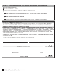 Forme F-0042 Demande De Certificat Initial D&#039;expert - Quebec, Canada (French), Page 4