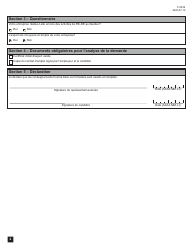 Forme F-0036 Demande Annuelle De Certificat D&#039;expert - Conge Fiscal Pour Experts Etrangers - Quebec, Canada (French), Page 2