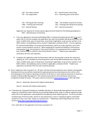 Instructions for Form A501-27LIC Contractor Firm License Application - Virginia, Page 4