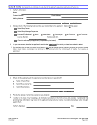 Form A450-1213EXP Barber/Cosmetology - Experience Verification Form - Virginia, Page 2