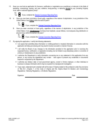 Form A450-1213INST Instructor Certification Application - Virginia, Page 3