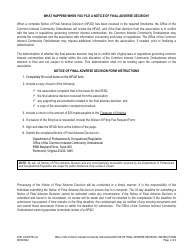 Form F491-CICNOTE Notice of Final Adverse Decision - Virginia, Page 2