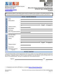 Form F491-CICNOTE Notice of Final Adverse Decision - Virginia, Page 3
