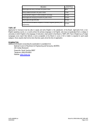 Form A416-0430DES Surveyor-In-training Designation Application - Certified Interior Designers and Landscape Architects - Virginia, Page 2